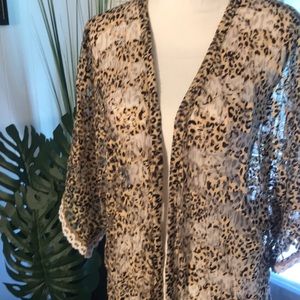 Leopard Print Swimsuit Cover